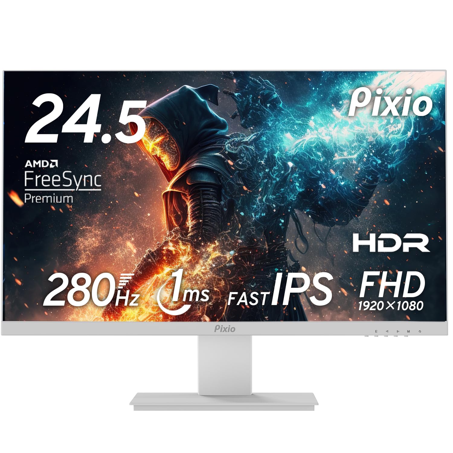 Amazon.co.jp: Pixio PX259 Prime White ゲーミングモニター 24.5