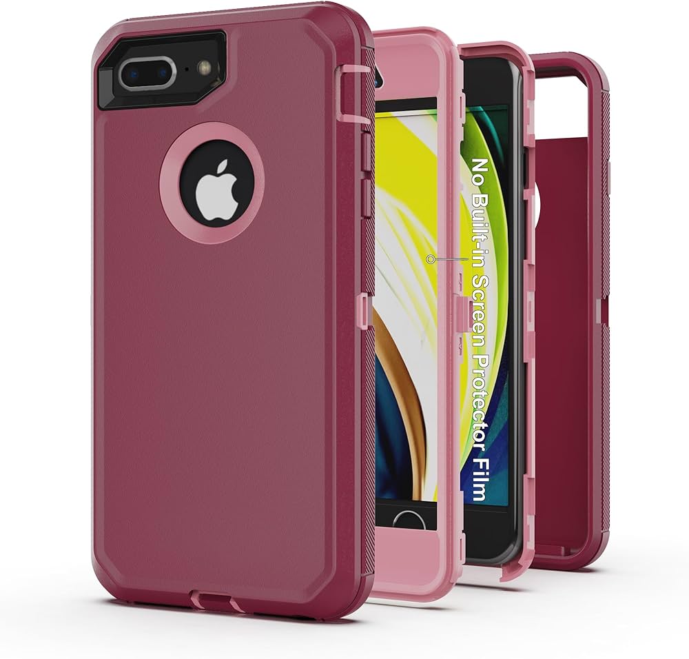 Amazon.com: AWZHYDT for iPhone 8 Plus & 7 Plus Case, Heavy Duty