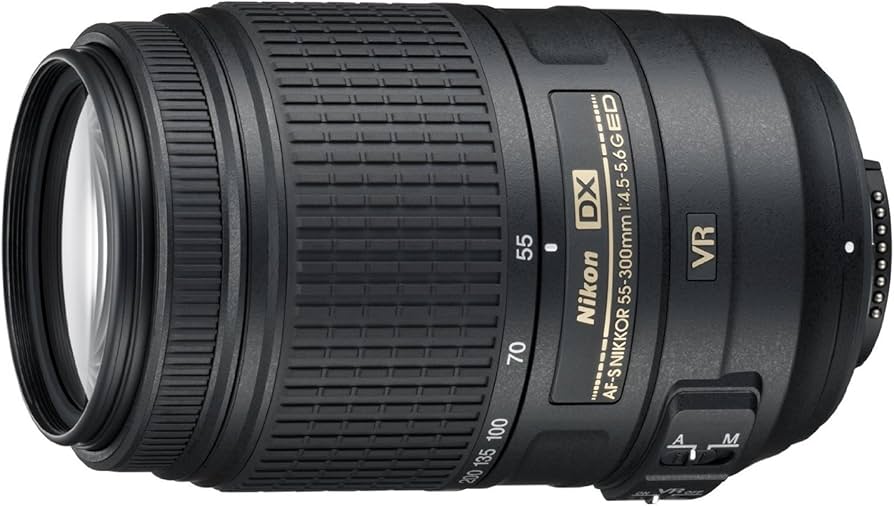 Nikon 55-300mm f/4.5-5.6G ED VR AF-S DX Nikkor Zoom Lens for Nikon