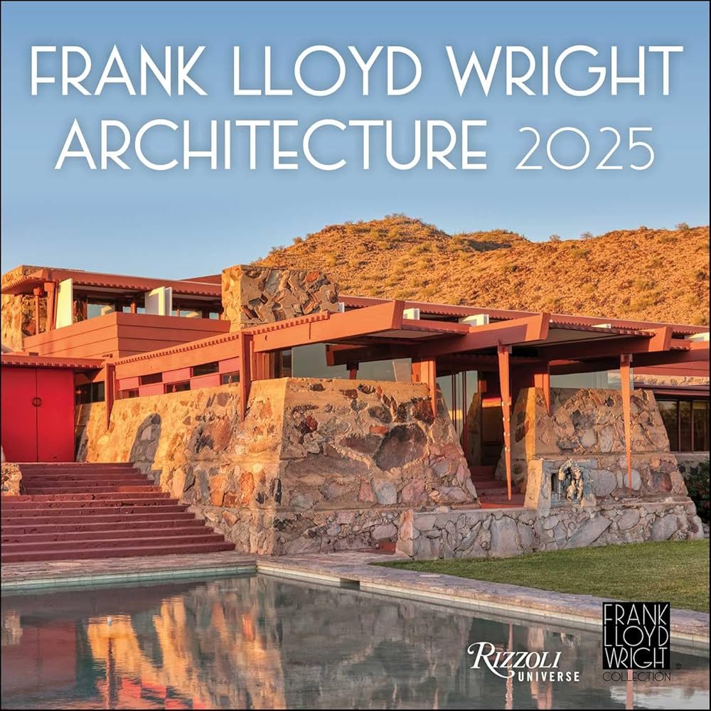 Amazon | Frank Lloyd Wright Architecture 2025 Wall Calendar