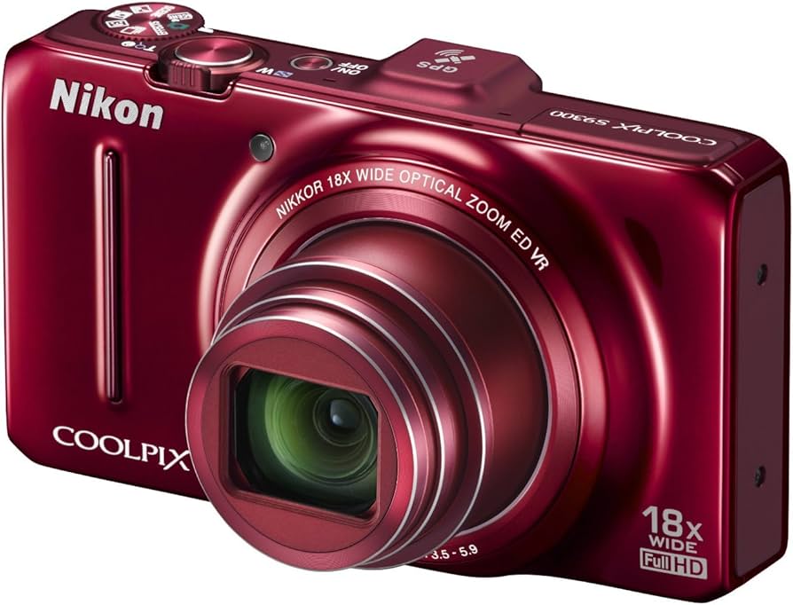 Amazon.com : Nikon Coolpix S9300 16.0 MP Digital Camera - Red