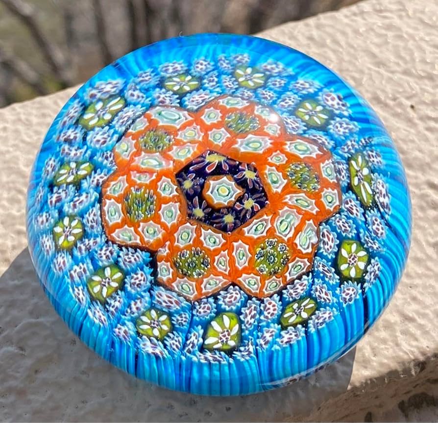 ベネチアングラス 香水瓶 ムラーノ ミルフィオリ イタリア