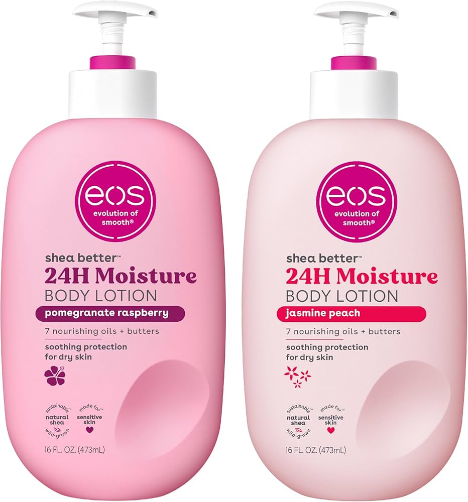 Amazon.com : eos Shea Better Body Lotion Set- Jasmine Peach