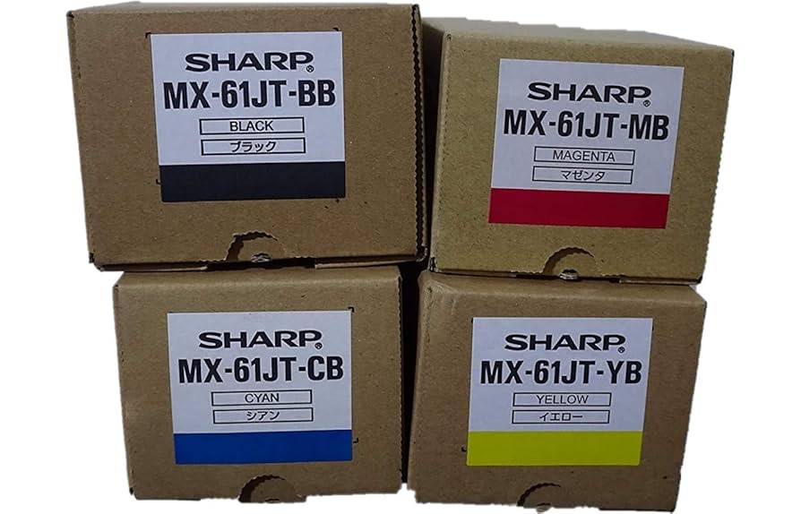シャープ SHARP純正MX-61JT 4色セット 【公式通販】