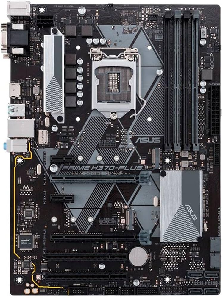 Placa Mãe H370-PLUS ATX (1151) DDR4-8ªGER - Compatível com Intel