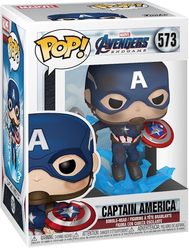Amazon.com: Funko Pop! Marvel: Avengers Endgame - Captain America