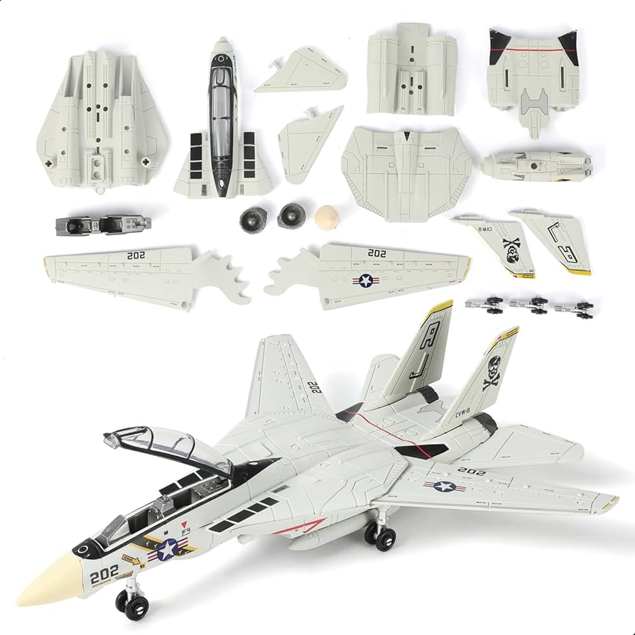 Amazon | SEBUNAS 1:72スケール F-14 トムキャット戦闘機 クイック