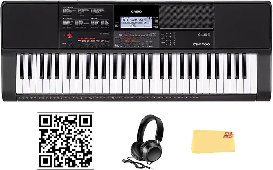 Amazon.com: Casio CT-X700 61-Key Portable Keyboard Bundle with