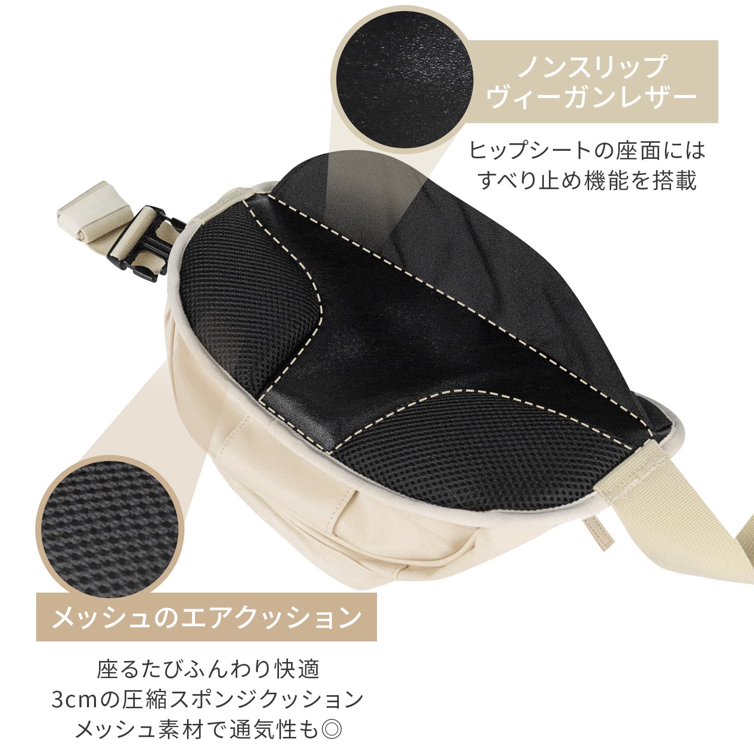 Amazon.co.jp: Mika Hugsling Bag Black 抱っこひも×ショルダーバッグ