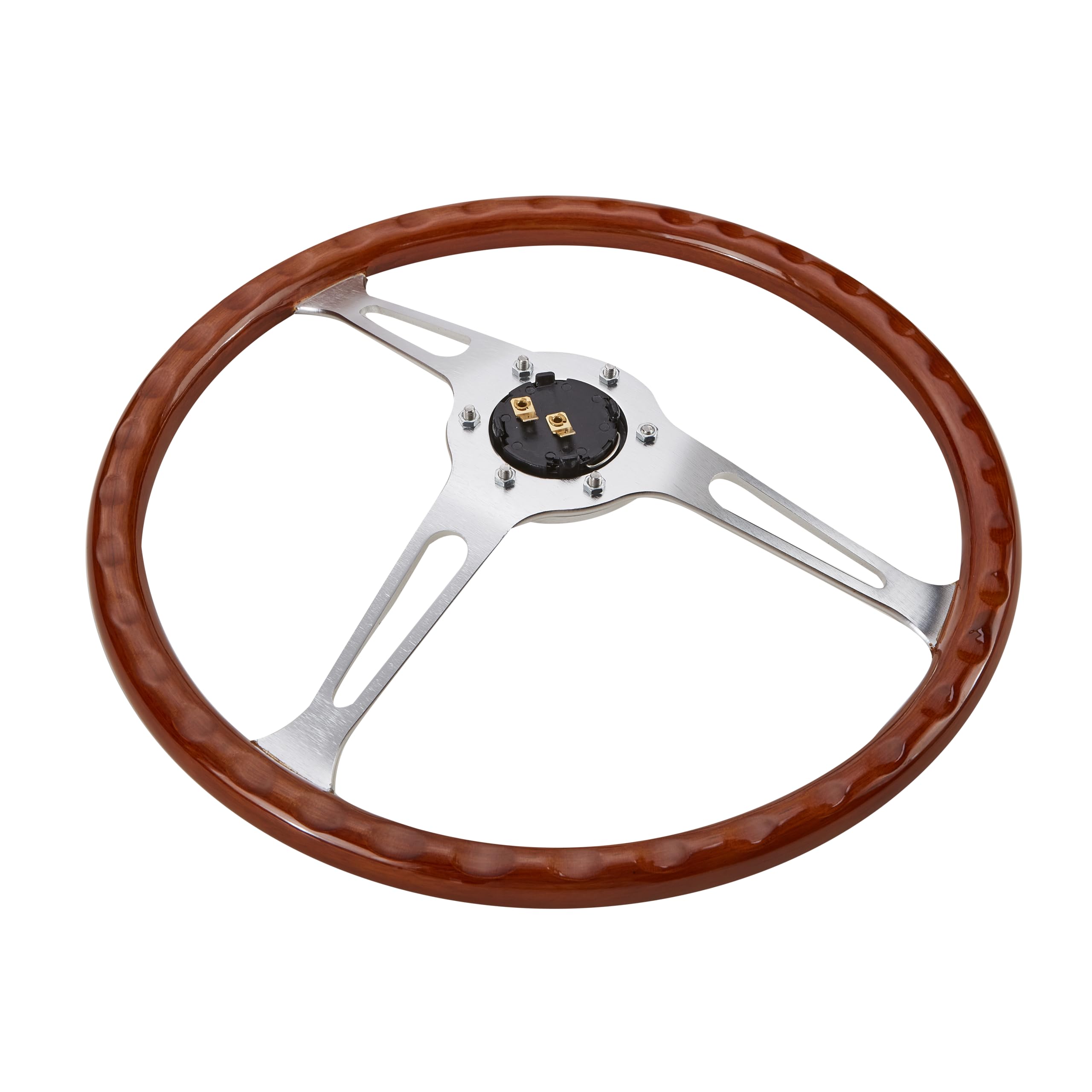 Amazon | Kyostar 新しいクラシックタイプウッドステアリング リアル