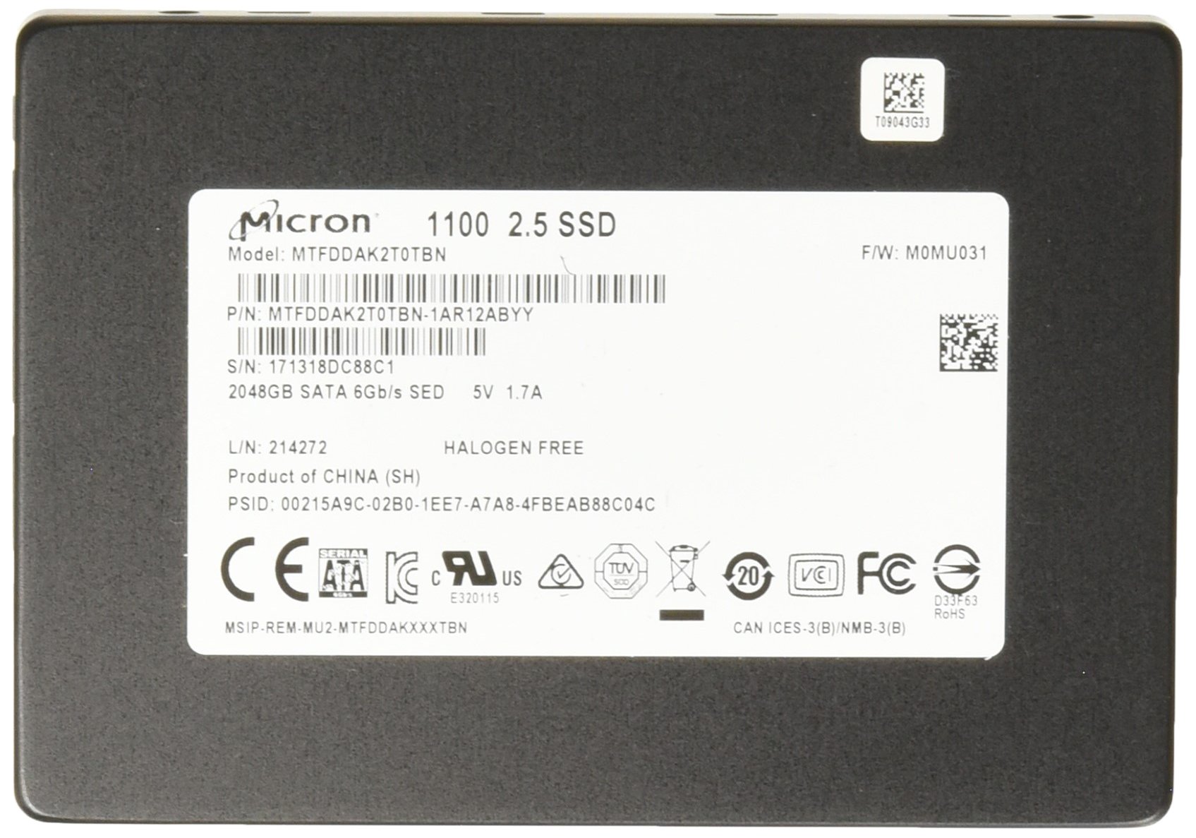 Amazon.com: Micron 1100 2 TB 2.5