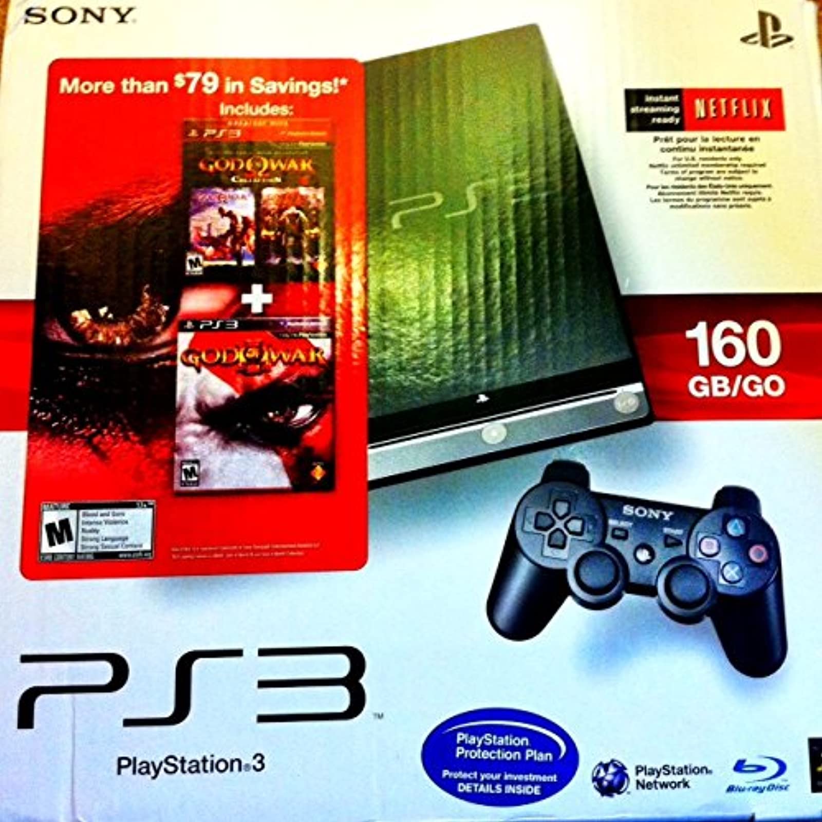 Amazon.com: Ps3 Slim 160 Gb God of War Collection (1-3) Edition +