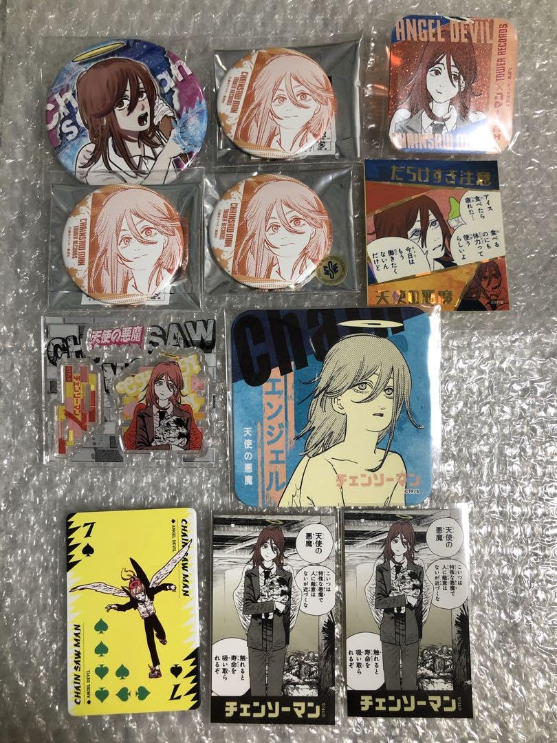 Amazon.co.jp: チェンソーマン 天使の悪魔 エンジェル セット 缶バッジ