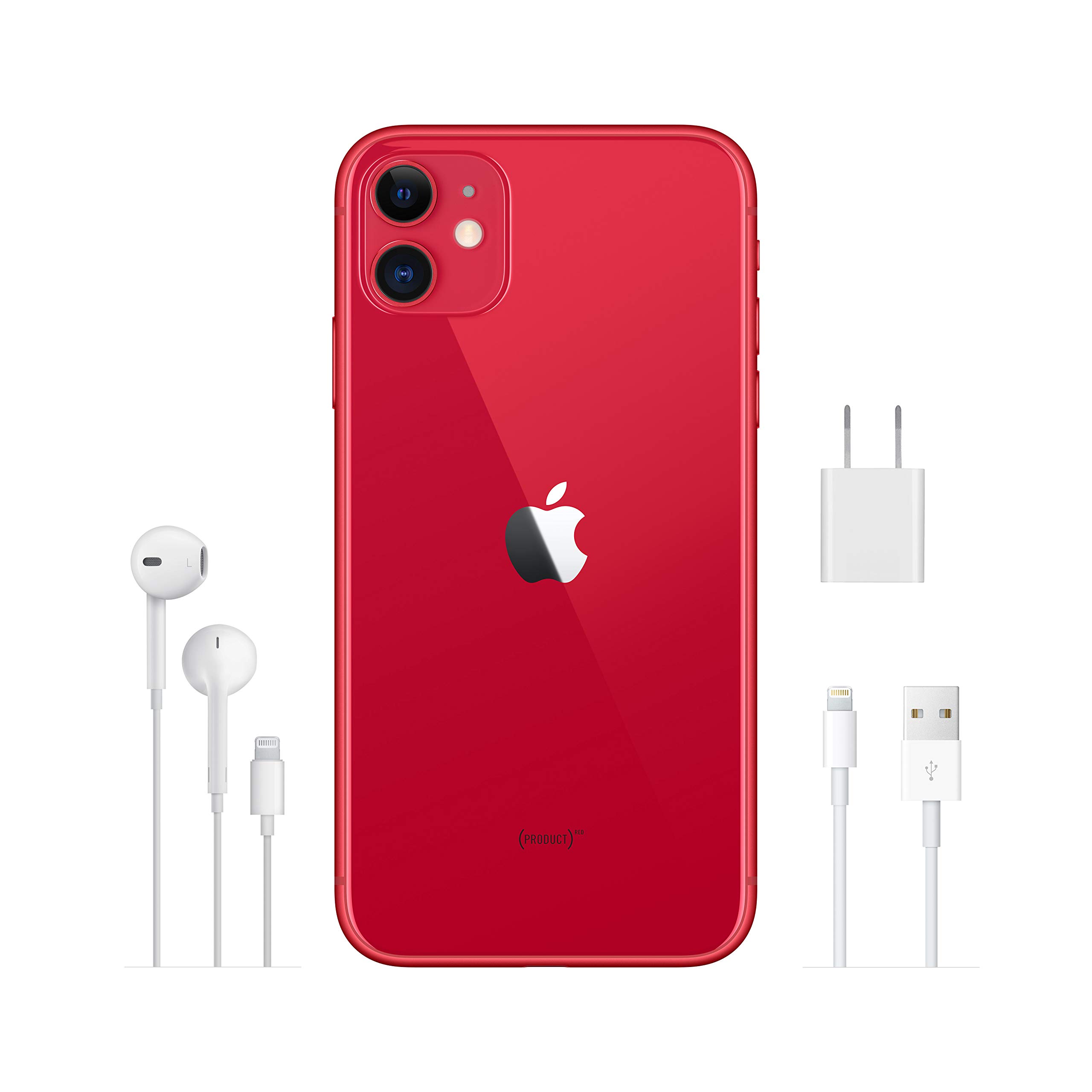 Amazon.com: Apple iPhone 11 [64GB, (Product) RED] + Carrier