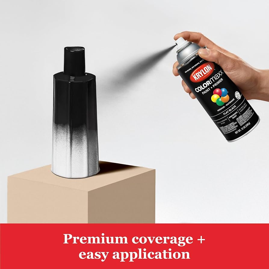 Krylon K05546007 COLORmaxx Spray Paint and Primer for Indoor