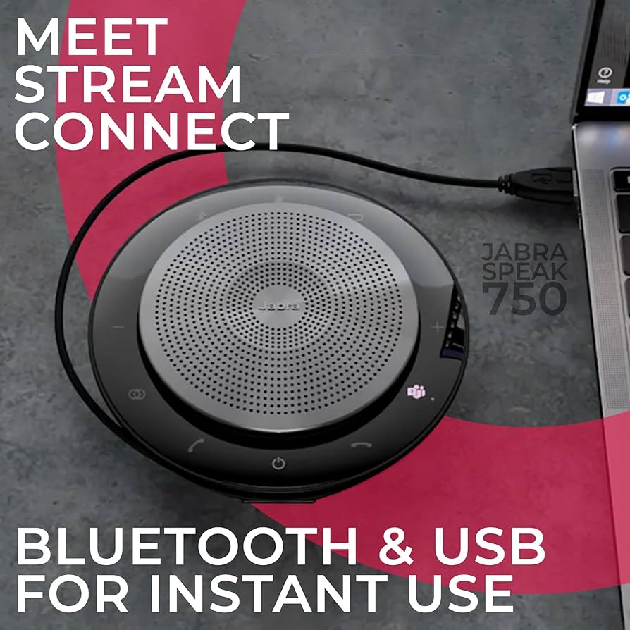 Amazon.com: Jabra Speak 750 MS Speakerphone with Bluetooth Dongle