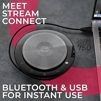 Amazon.com: Jabra Speak 750 MS Speakerphone with Bluetooth Dongle
