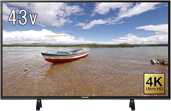 Amazon | パナソニック 43V型 液晶テレビ ビエラ TH-43FX600 4K 2018年