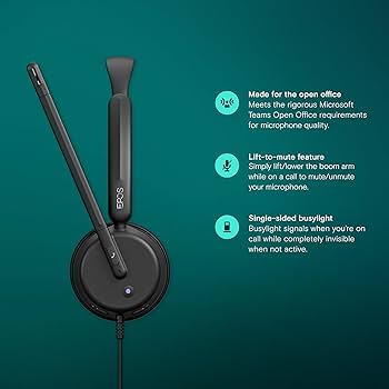 Amazon.com: EPOS Impact 460T Binaural On-Ear USB C and USB A Wired