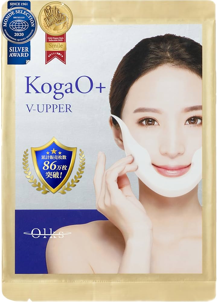 Amazon | KogaO+ 小顔プラス 純日本産 [小顔パック 小顔マスク ] V