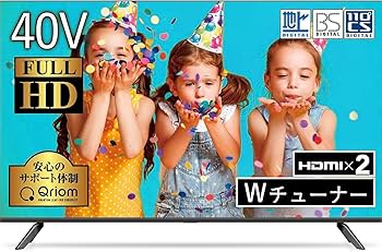 Amazon | 山善 テレビ Wチューナー 液晶 40インチ フルハイビジョン