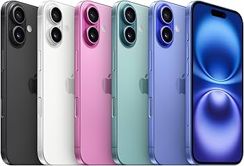 Amazon | Apple iPhone 16 (128 GB) - ティール SIMフリー 5G対応