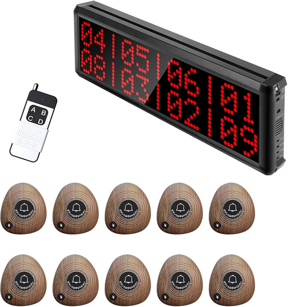 Amazon.co.jp: FLYDOG 呼び出しベル 飲食店 会計ボタン付き 呼び鈴