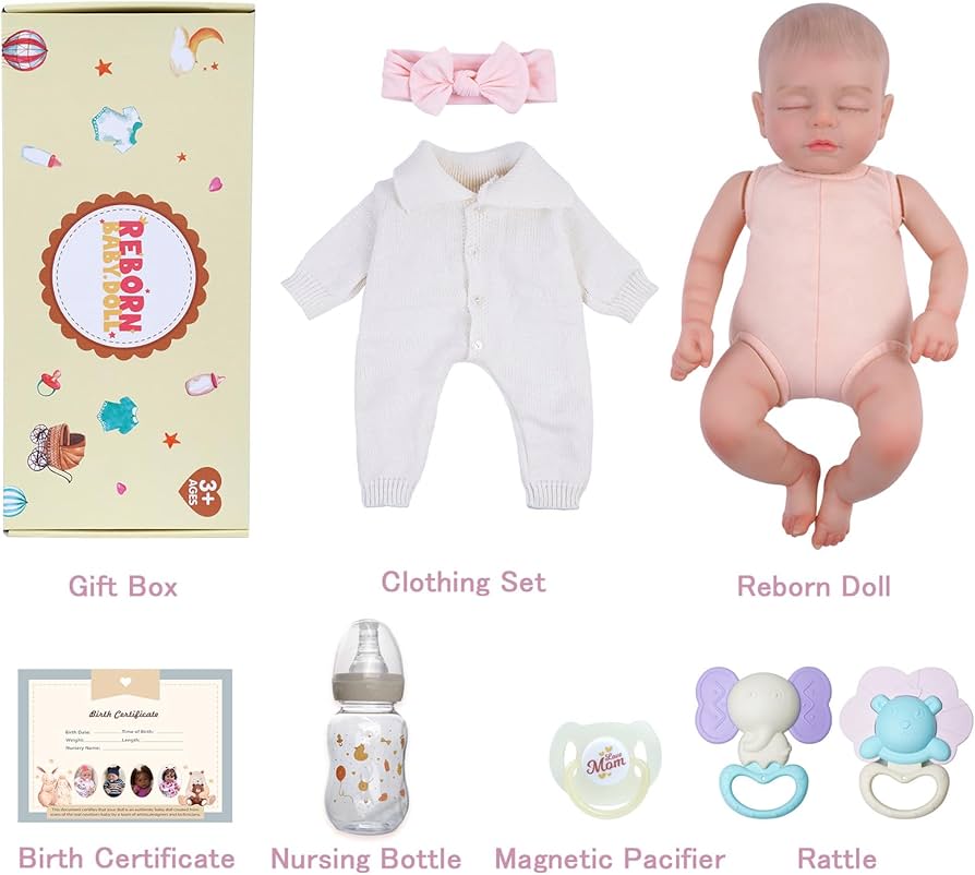 Amazon | BABESIDE リアルなリボーンベビードール 20インチ 本物