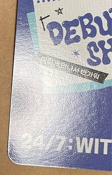 Amazon.co.jp: TWS ドフン DOHOON withmuu Debut Show トレカ B : おもちゃ