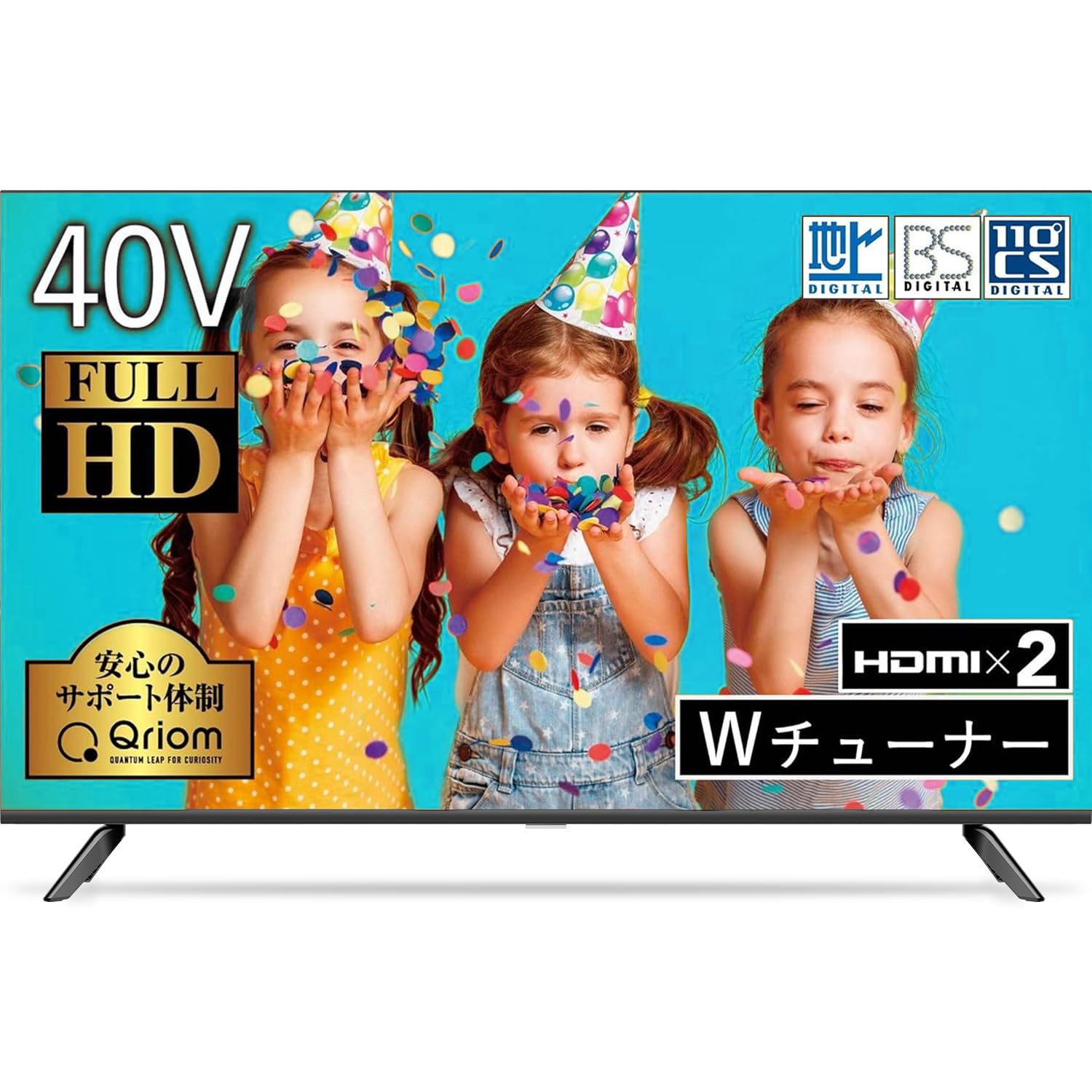 Amazon | 山善 テレビ Wチューナー 液晶 40インチ フルハイビジョン