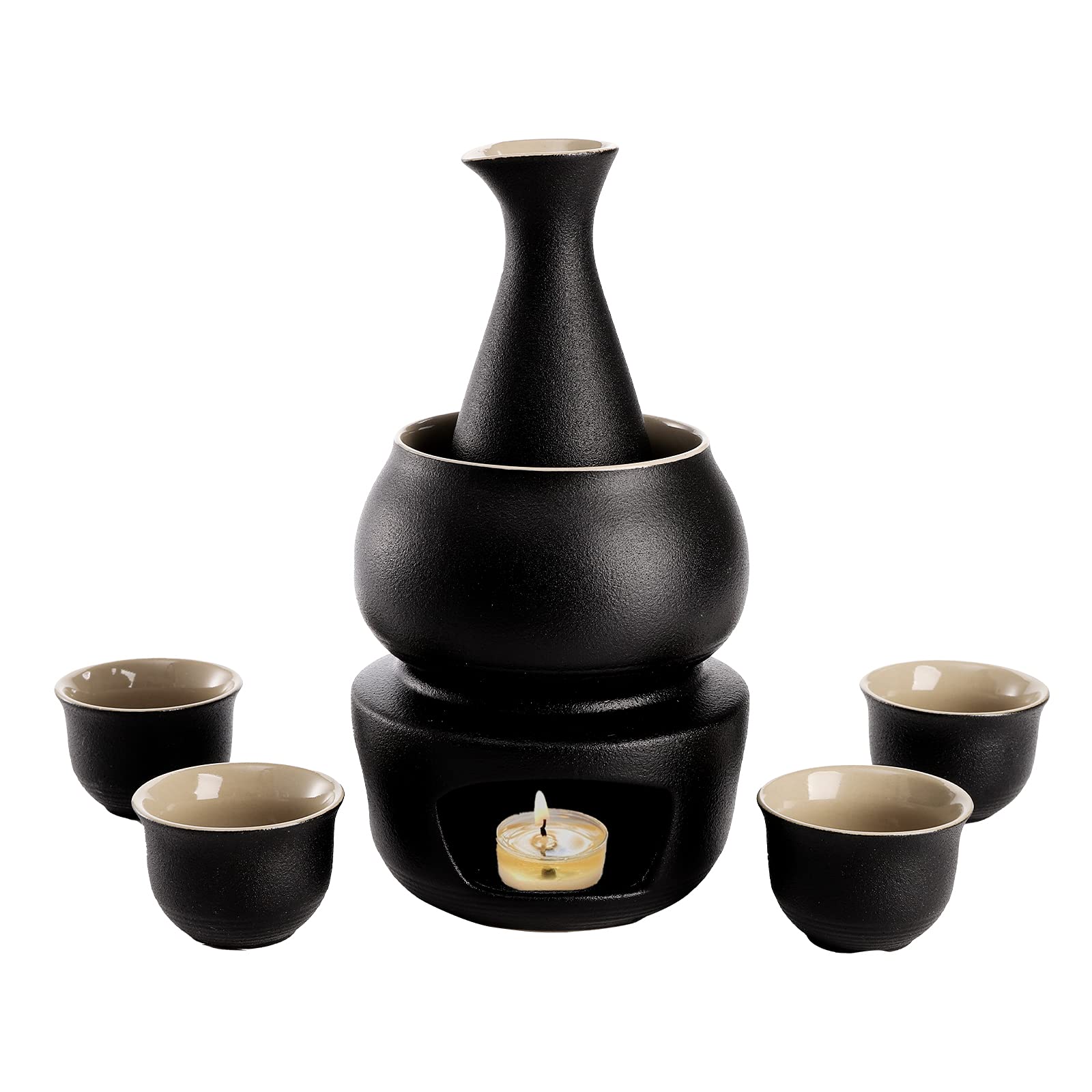 Amazon.com | Tosnail 7 Pieces Ceramic Japanese Sake Set with