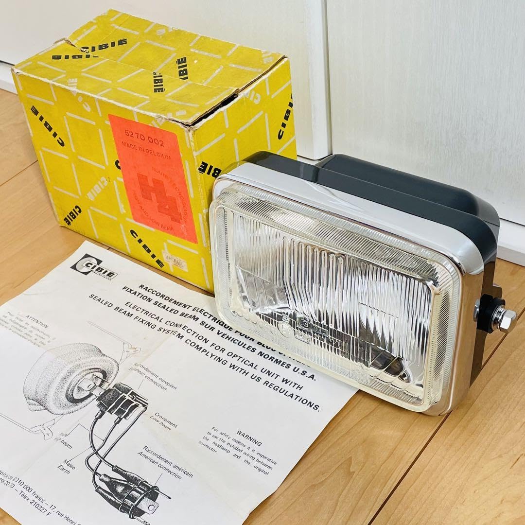 Amazon.co.jp: シビエ CIBIE 角型 ヘッドライト CBR400F 当時物 角目