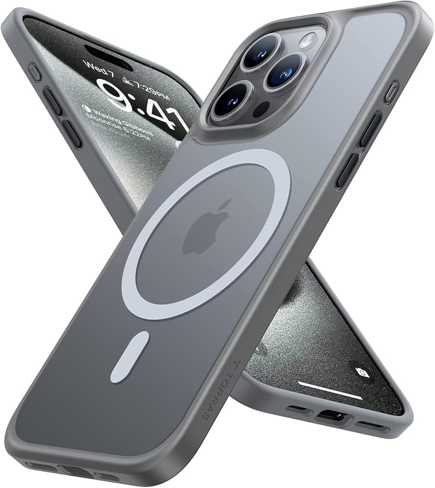 Amazon.com: TORRAS Magnetic Guardian Designed for iPhone 15 Pro