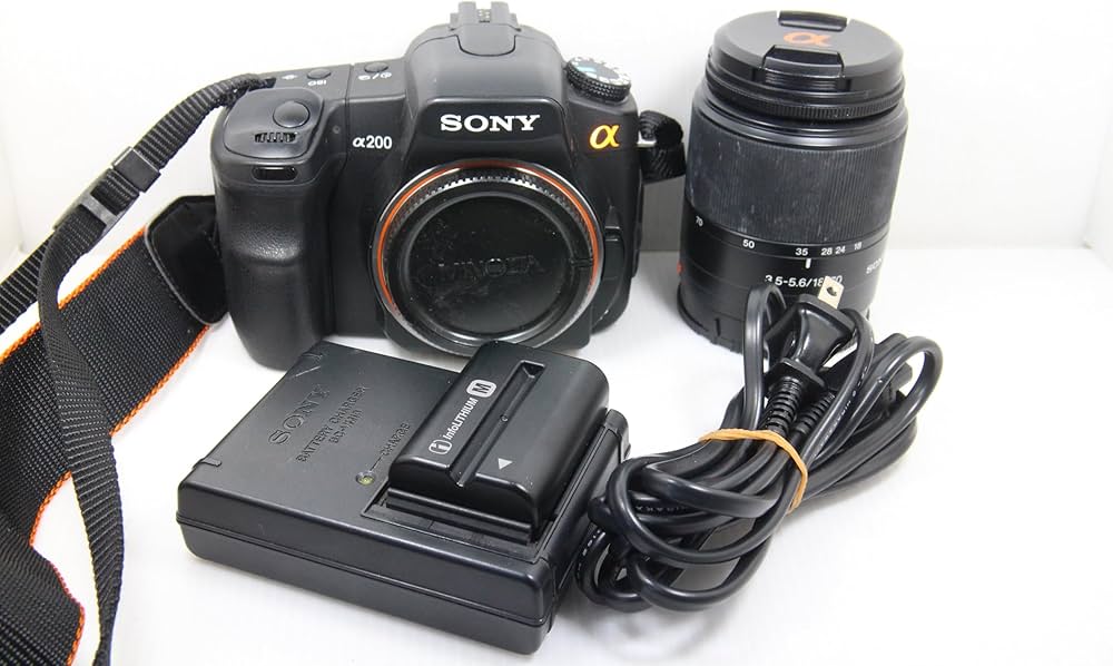 Amazon | SONY デジタル一眼レフカメラ レンズキット α200 レンズ