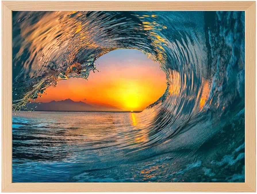 Amazon.co.jp: 壁の絵 海水オーシャンウェーブサーファーサーフィン