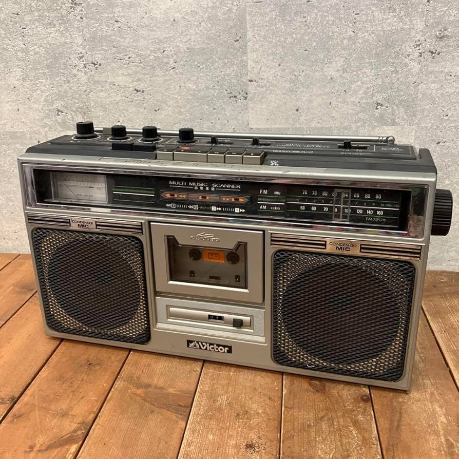 Retro Victor Victor Stereo Radio Cassette Recorder RC-646 : Amazon