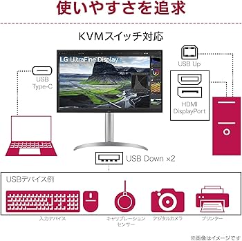 Amazon.co.jp: LG モニター ディスプレイ 32UQ850V-W 31.5インチ/IPS