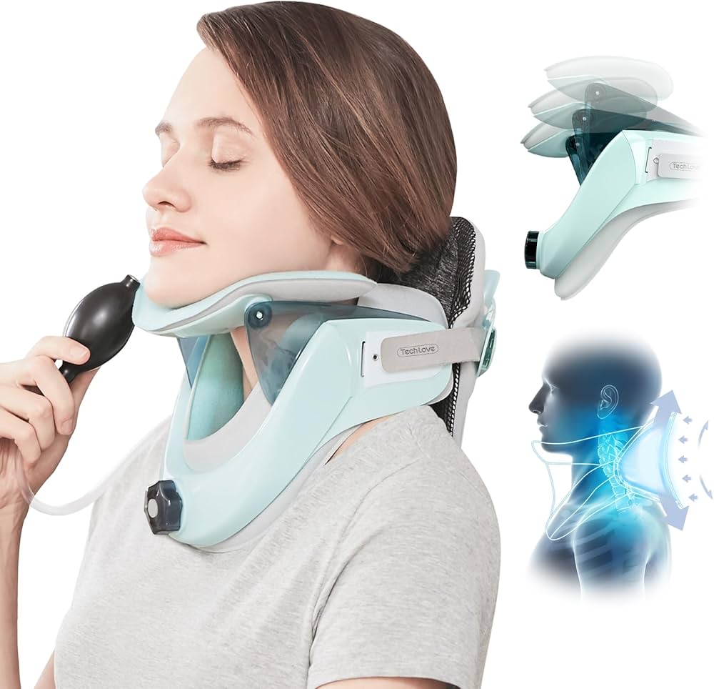 Amazon | 【日本製 高さ調節】Techlove 首コルセット 夏用 首