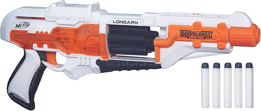 Amazon.com: Nerf Doomlands Impact Zone Longarm : Toys & Games