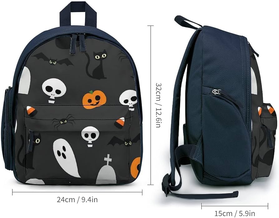 Amazon.co.jp: リュック ハロウィン おばけ スカル 猫 キッズ リュック