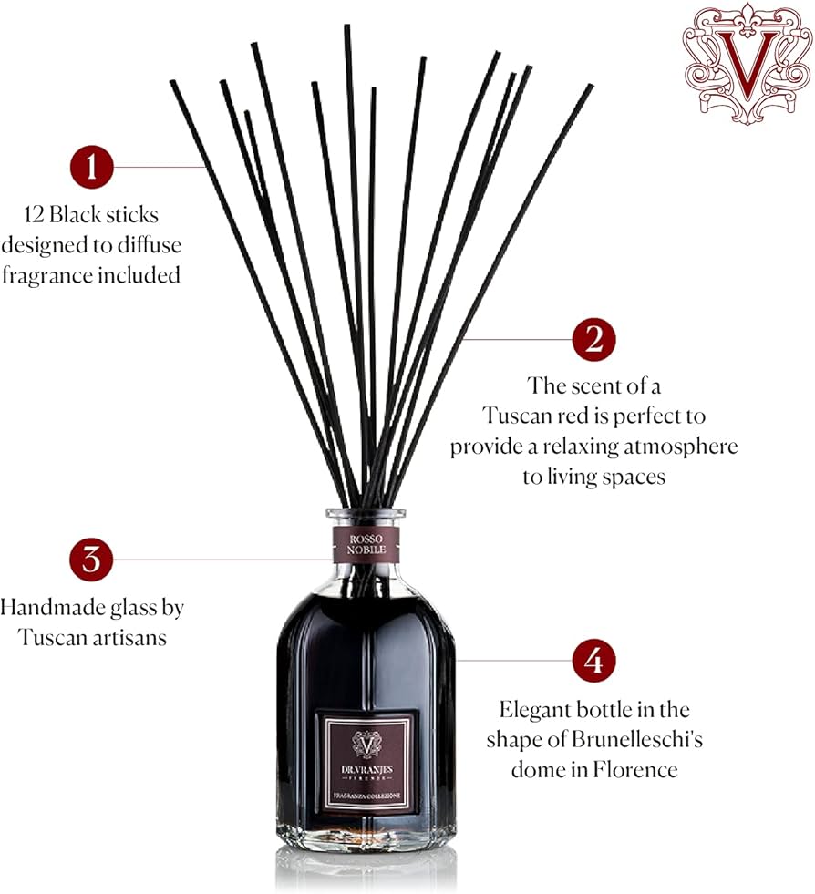 Amazon.com : Dr. Vranjes Rosso Nobile Diffuser 500ml : Aroma