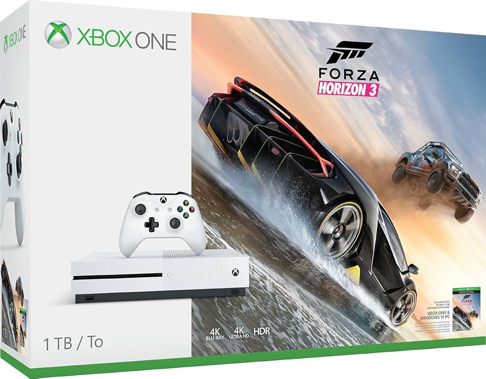 Amazon.com: Xbox One S 1TB Console - Forza Horizon 3 Bundle