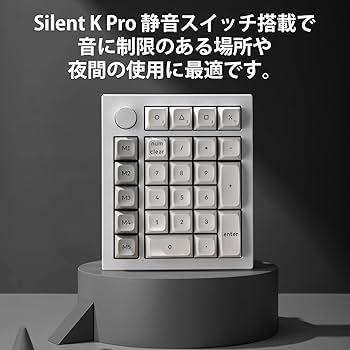 Amazon | 【国内正規品】Keychron Q0 Max QMKカスタム・テンキー、2.4