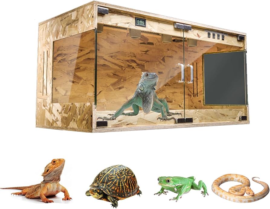 Amazon | Gwufiu 爬虫類ケージ 飼育 ケース 爬虫類 トカゲ 飼育セット