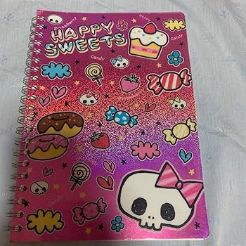 Amazon.co.jp: 平成レトロスイーツ柄リングメモ帳カミオジャパン