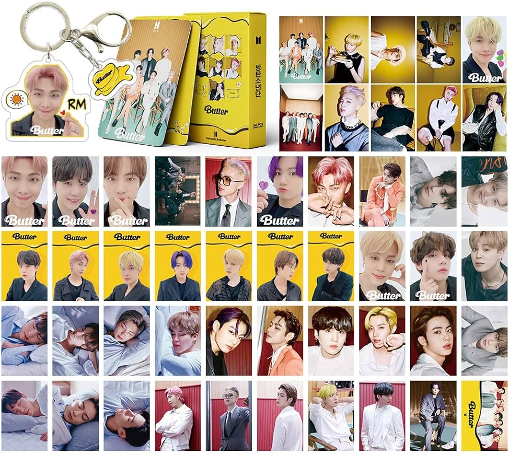 Amazon.co.jp: FOR BTS ARMY- BUTTER - LOMO CARD キーホルダー SET