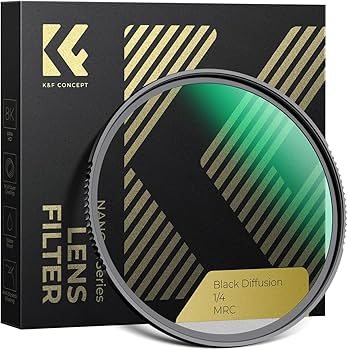 Amazon.com : K&F CONCEPT 40.5mm Black Diffusion 1/4 Filter Mist
