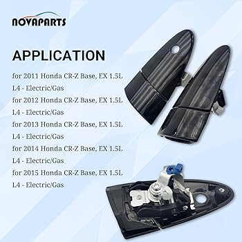 Amazon.com: NOVAPARTS Left & Right Door Outer Handle with Key Hole