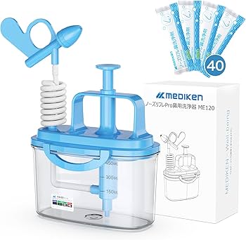Amazon.co.jp: 鼻うがい【鼻洗浄剤40回分＋450mlボトル】ノーズリフレ