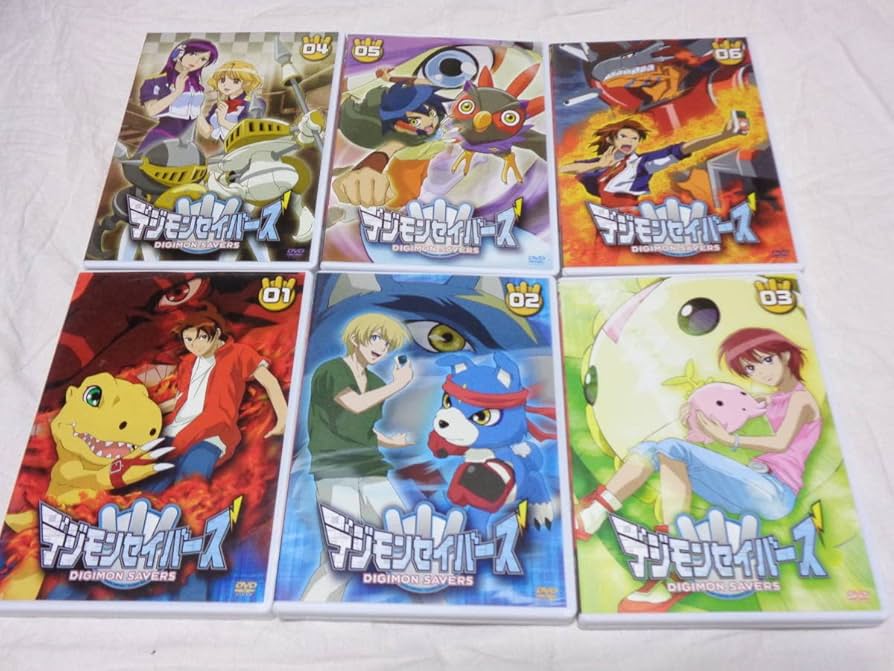 Amazon.co.jp: セル版 DVD/デジモンセイバーズ Vol.1～Vol.17 全17巻